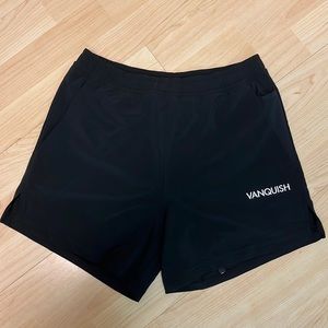 Vanquish 5” tech shorts with brief liner sz S